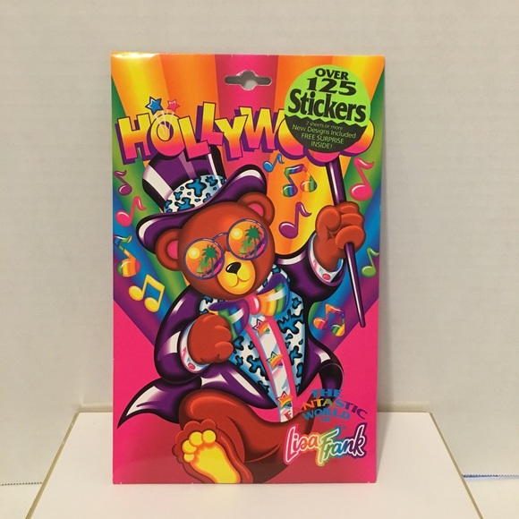 Vintage Two (2) Lisa Frank Sticker Totes - Picture 2 of 14